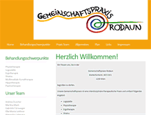 Tablet Screenshot of gemeinschaftspraxis-rodaun.at